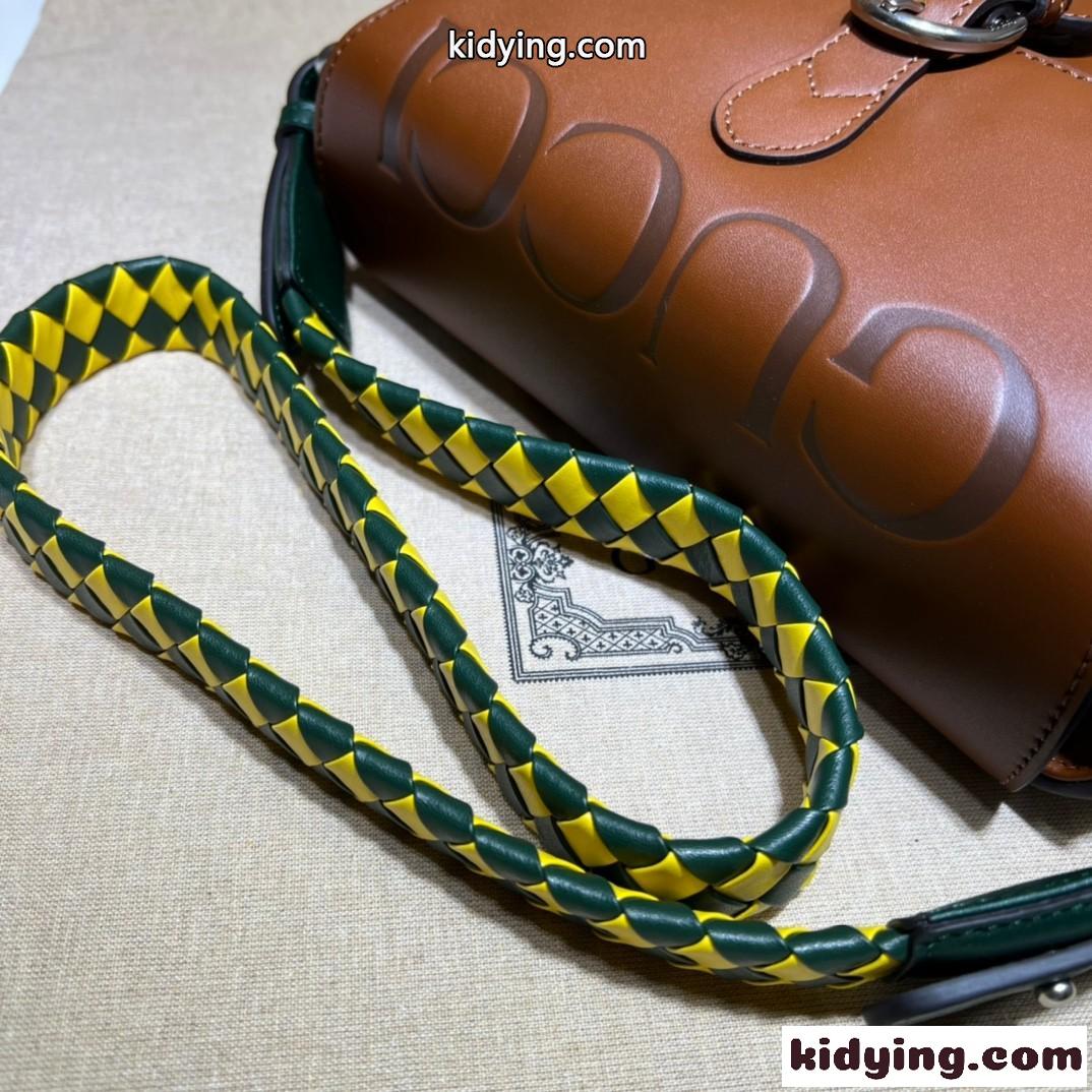 おしゃれ GUCCI EMBOSSED ショルダーバッグ グッチ バッグ コピー レディース-4