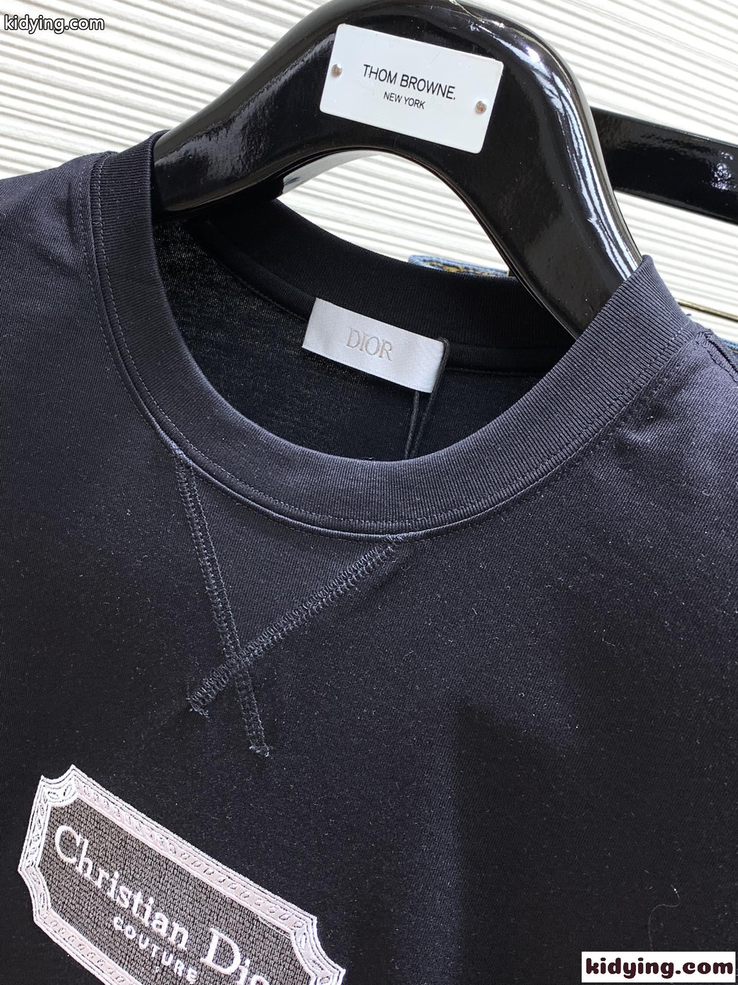 カジュアル 着回し クルーネック クリスチャン・ディオール Tシャツ コピー 半袖 トップス-2