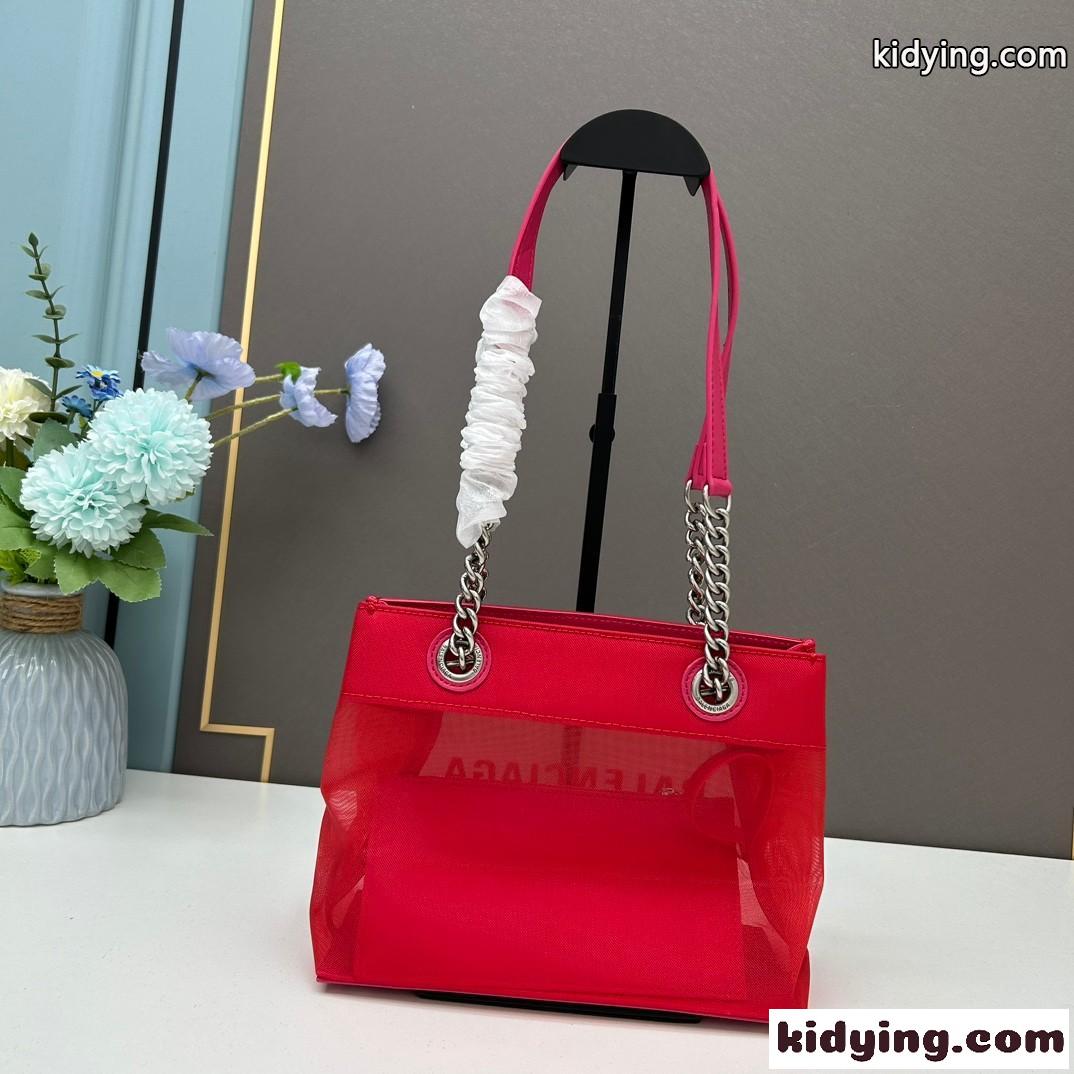 バレンシアガ バッグ コピー DUTY FREE スモールトートバッグ レッド-1