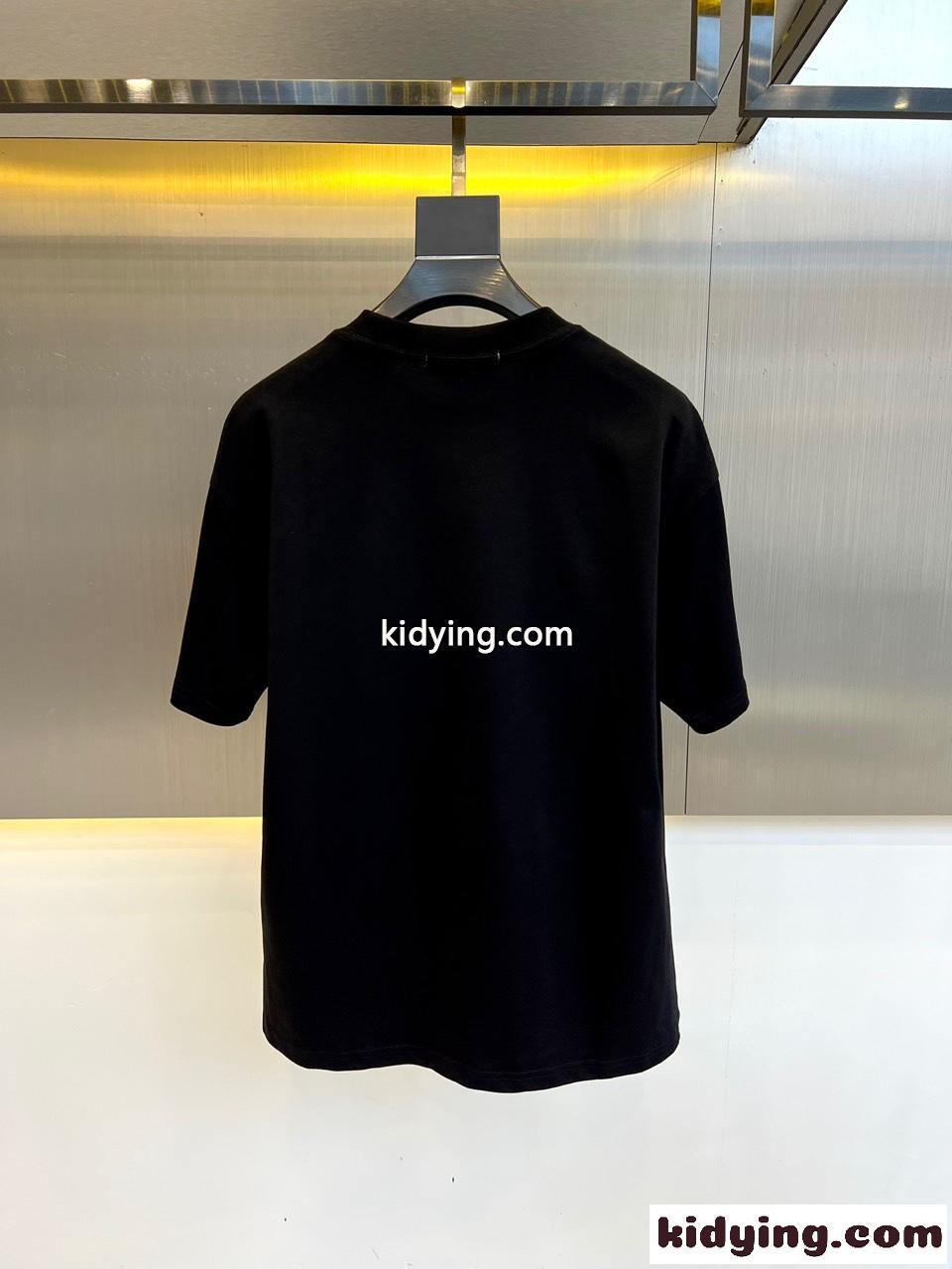 ベーシック ロゴ ドルチェ&ガッバーナ 半袖Tシャツ コピー コットンTシャツ クルーネック ブラック-4