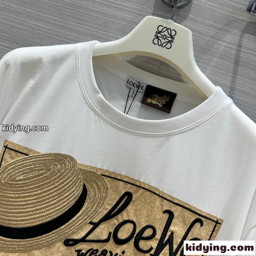 カジュアル ハット Tシャツドレス ロエベ ワンピース コピー レディース-2