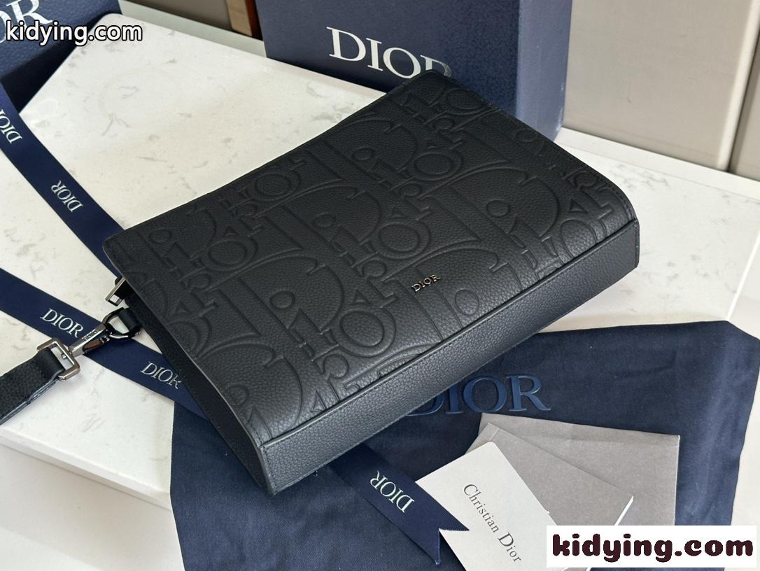 上品エレガント~DIOR A5 トライアングル ポーチ クリスチャン・ディオール バッグ コピー ブラック-0