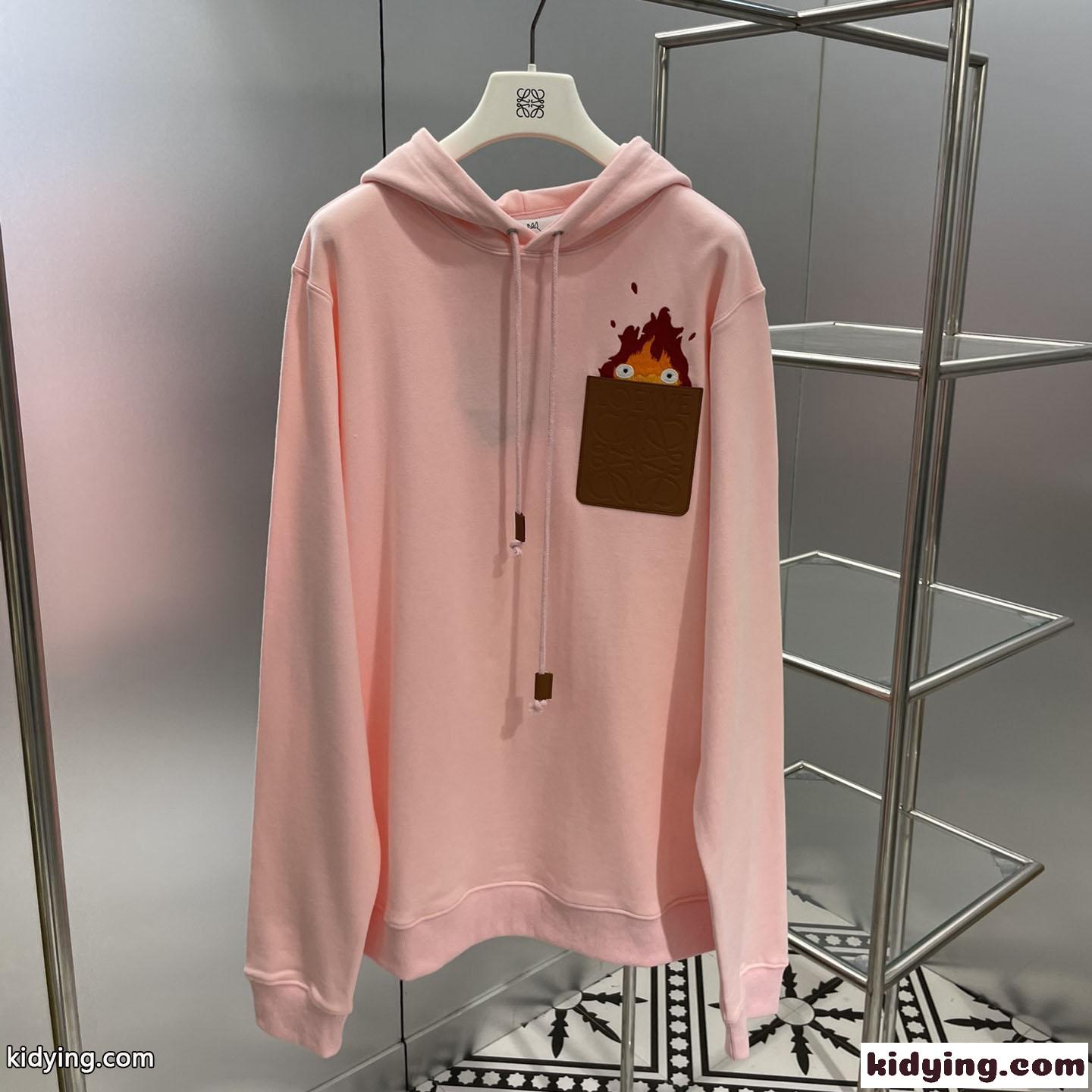 LOEWE x ハウルの動く城& アナグラム カルシファー パーカー ロエベ パーカー コピー-0
