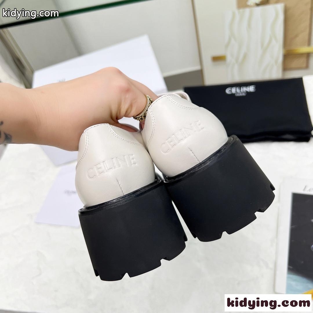 セリーヌ シューズ コピー レディース CELINE トリオンフ パンチング ローファー-3