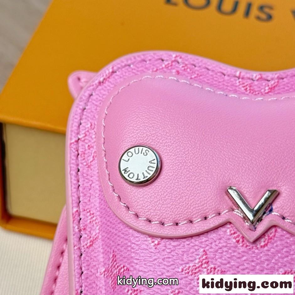 バッグチャーム・LV オウル ルイ・ヴィトン キーホルダー 偽物 ピンク-1