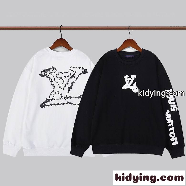 ゆったり 着心地いい クールネック プルオーバー 長袖 ルイ・ヴィトン Tシャツ コピー カジュアル おしゃれ-0