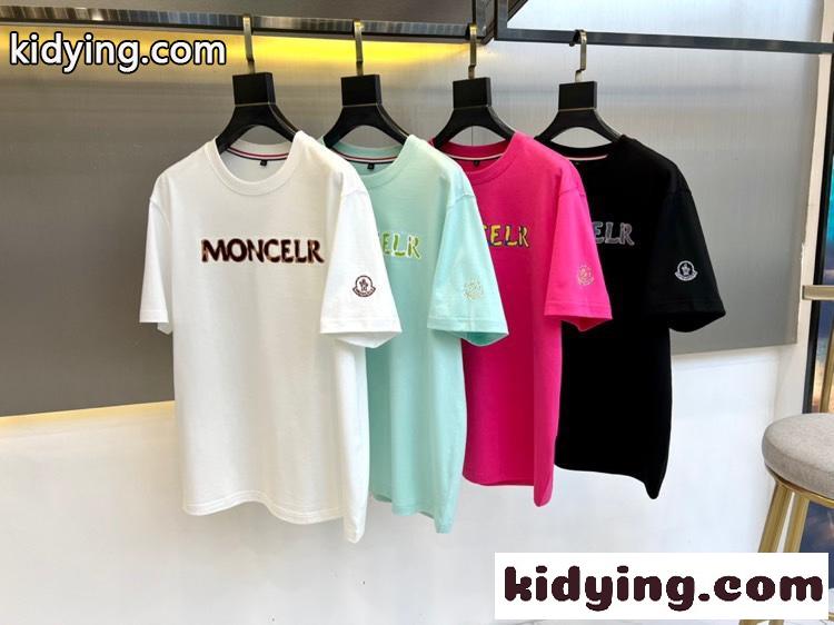 モンクレール Tシャツ コピー シンプル カジュアル クルーネック 半袖Tシャツ-0