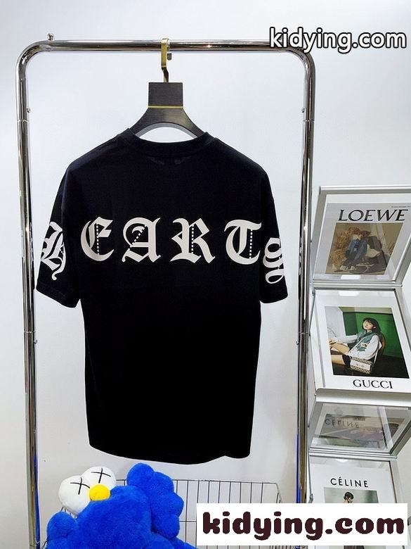着心地いい 春夏 定番 クルーネック カジュアル 合わせやすい プリント クロムハーツ 半袖Tシャツ コピー-2