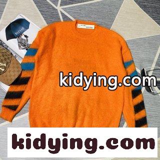 Off-White 2021 DIAG KNITWEAR秋冬クラシック矢印セーター オフホワイト セーター 新品 コピー-4