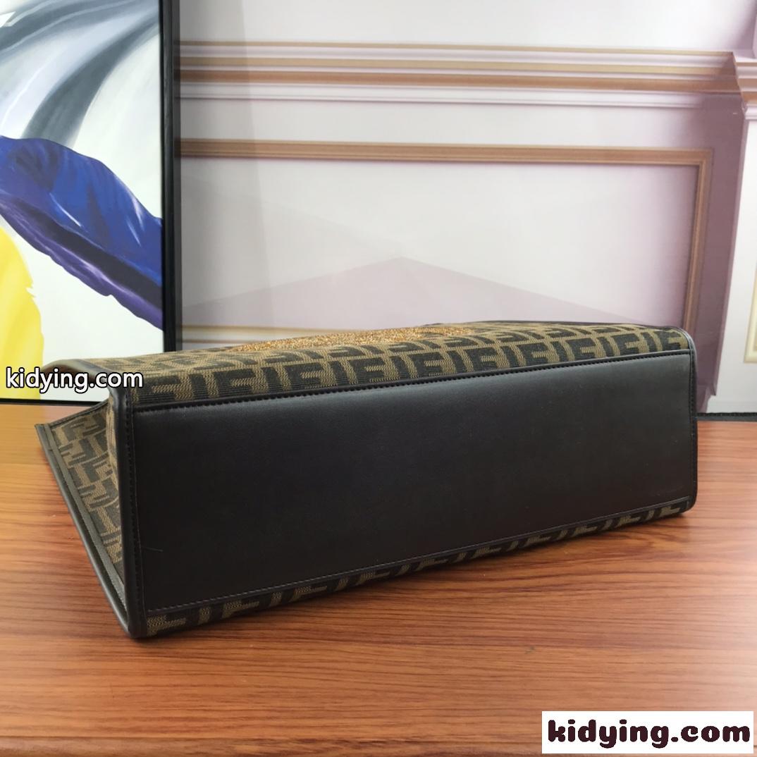 FENDI × VERSACE レディース 大容量 フェンディ バッグ 人気 コピー ショッピング マザバッグ トートバッグ-0