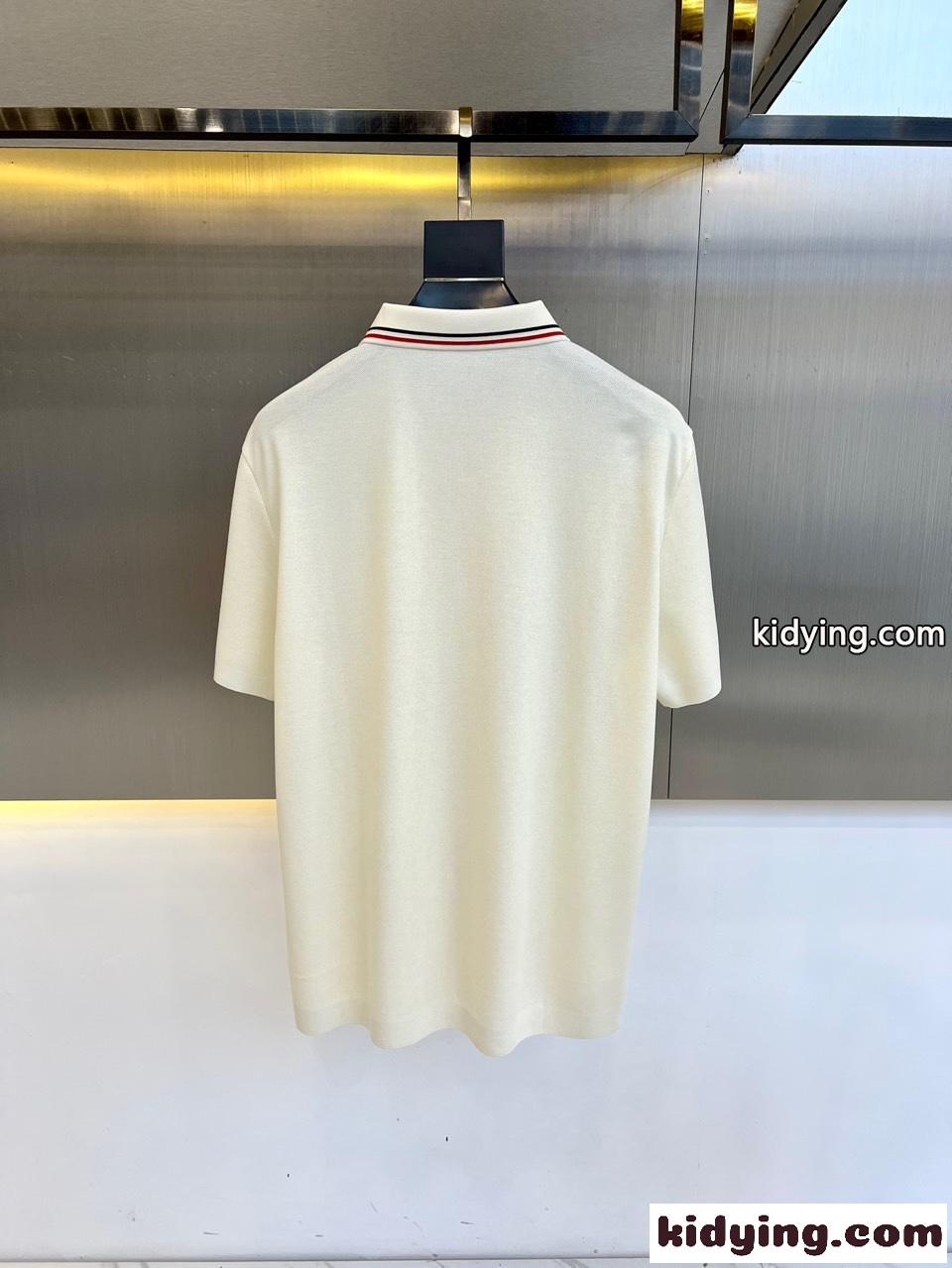 クラシック コットンピケ ポロシャツ モンクレール 半袖Tシャツ コピー メンズ トップス-4