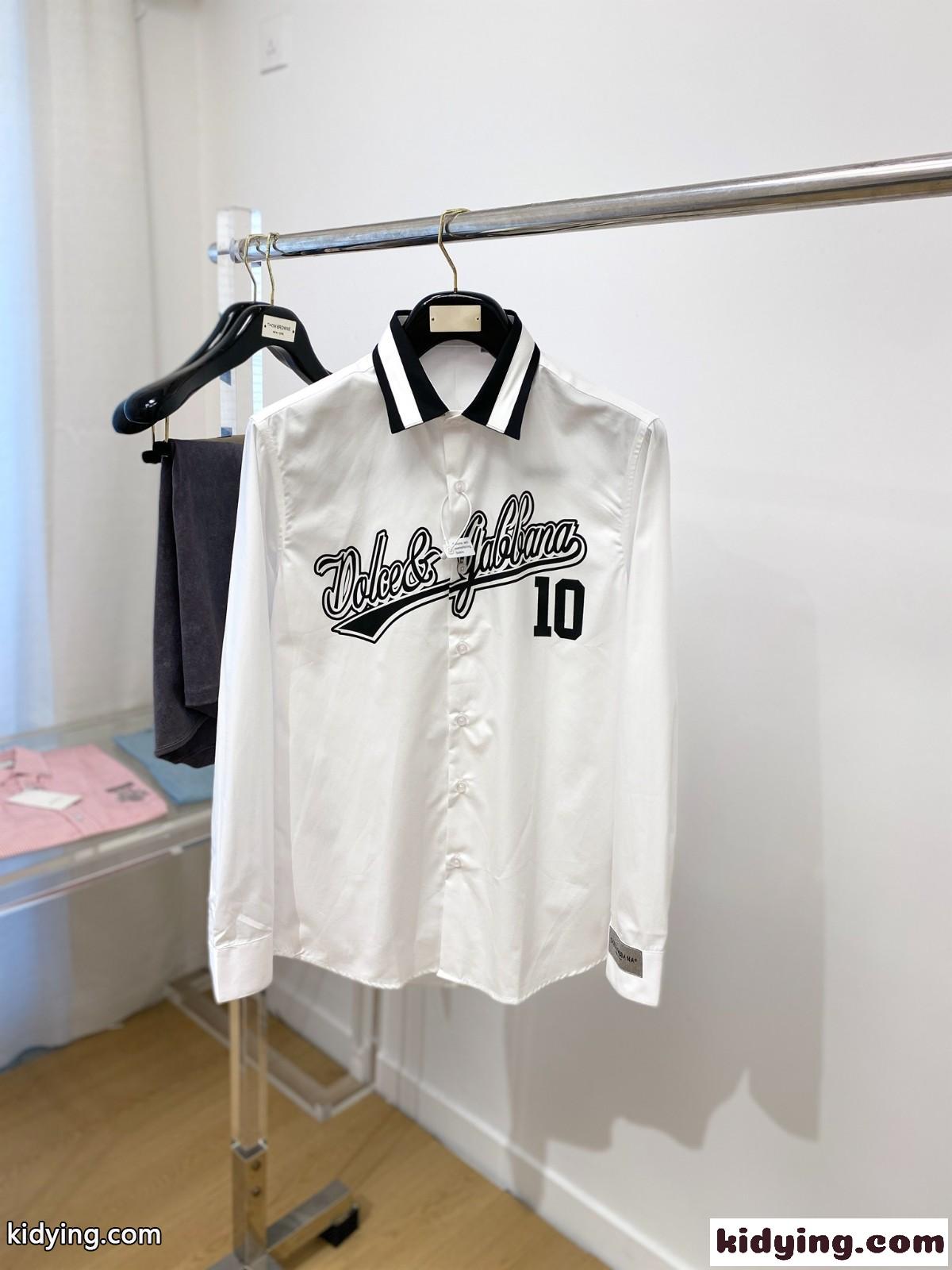 カジュアル プリント ロングスリーブシャツ ドルチェ&ガッバーナ シャツ コピー-0