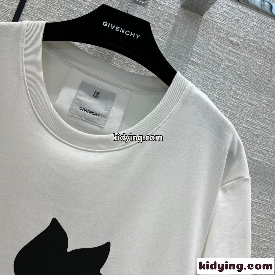 Givenchy x Disney ゆったり プリント カジュアル クルーネック ジバンシィ Tシャツ コピー 半袖 可愛い おしゃれ-0