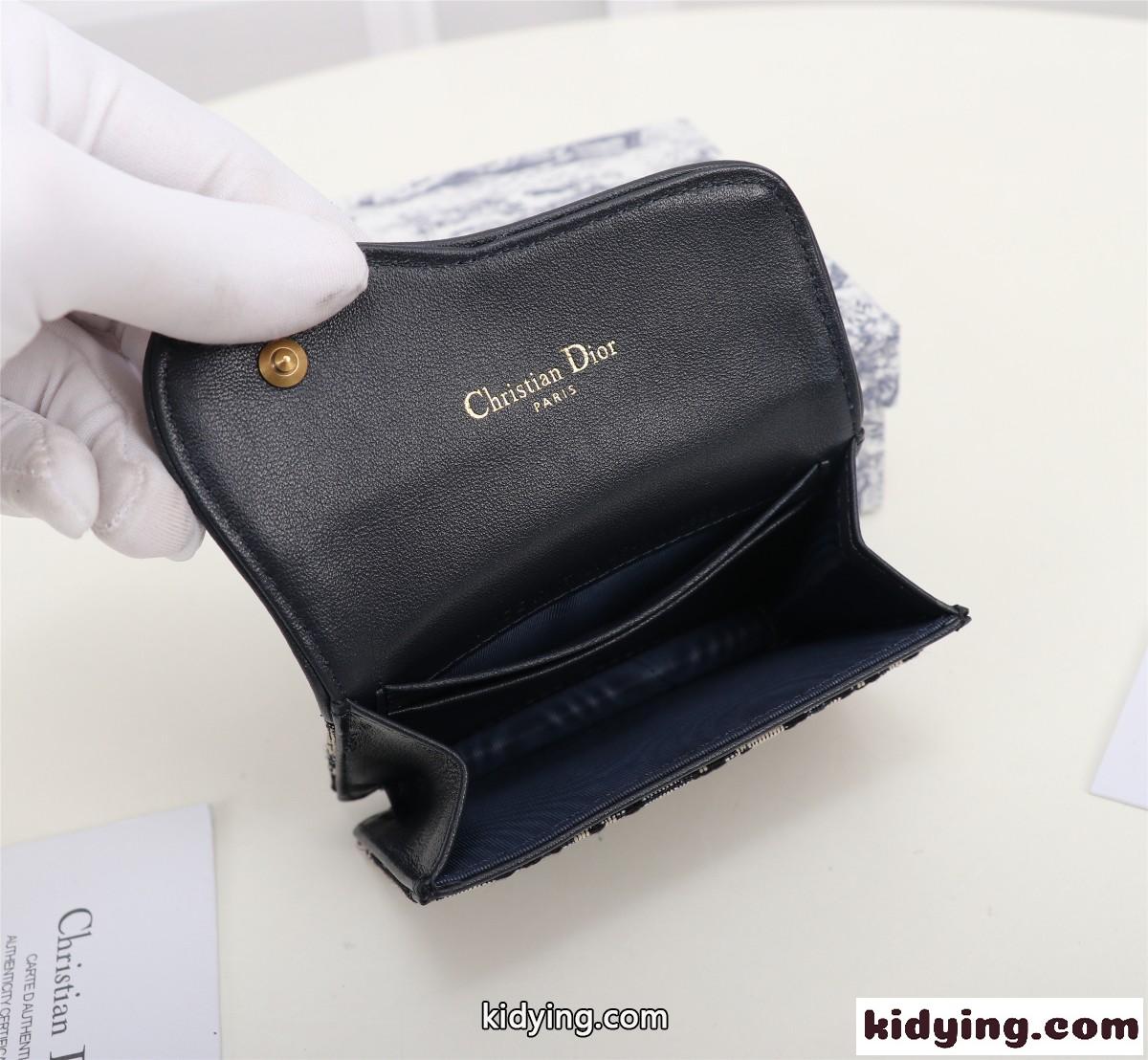 ディオール オブリーク ジャカード SADDLE フラップ カードホルダー クリスチャン・ディオール 財布 コピー-3