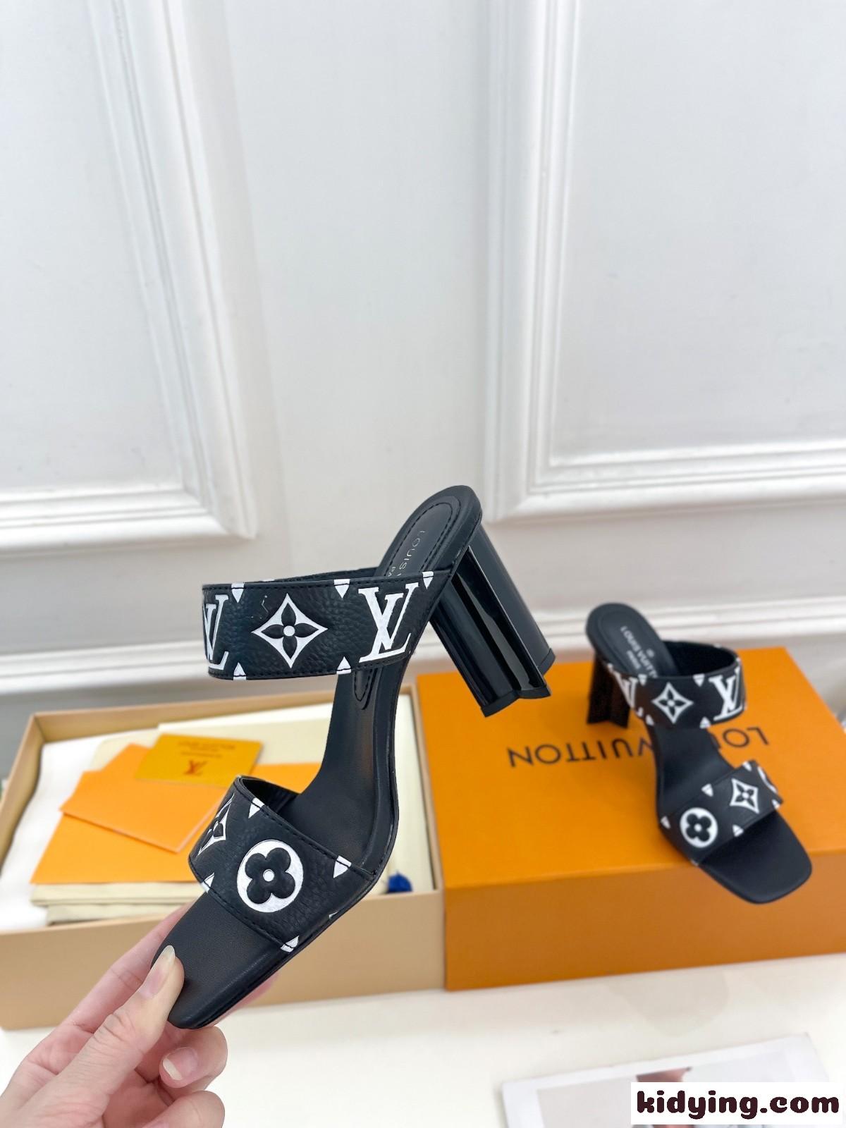 LV シルエットライン ミュール サンダル レディース ルイ・ヴィトン サンダル コピー-1