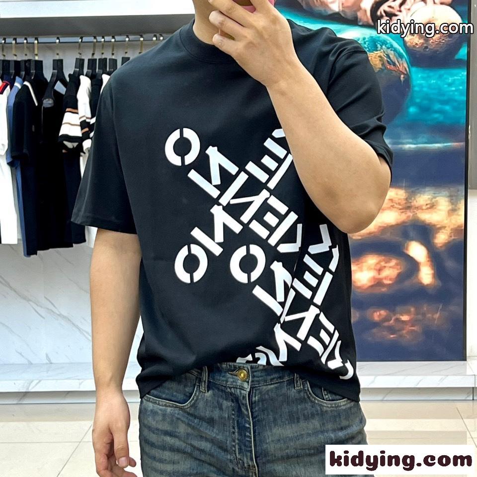 おしゃれ カジュアル プリント ケンゾー Tシャツ コピー 半袖Tシャツ ブラック-2