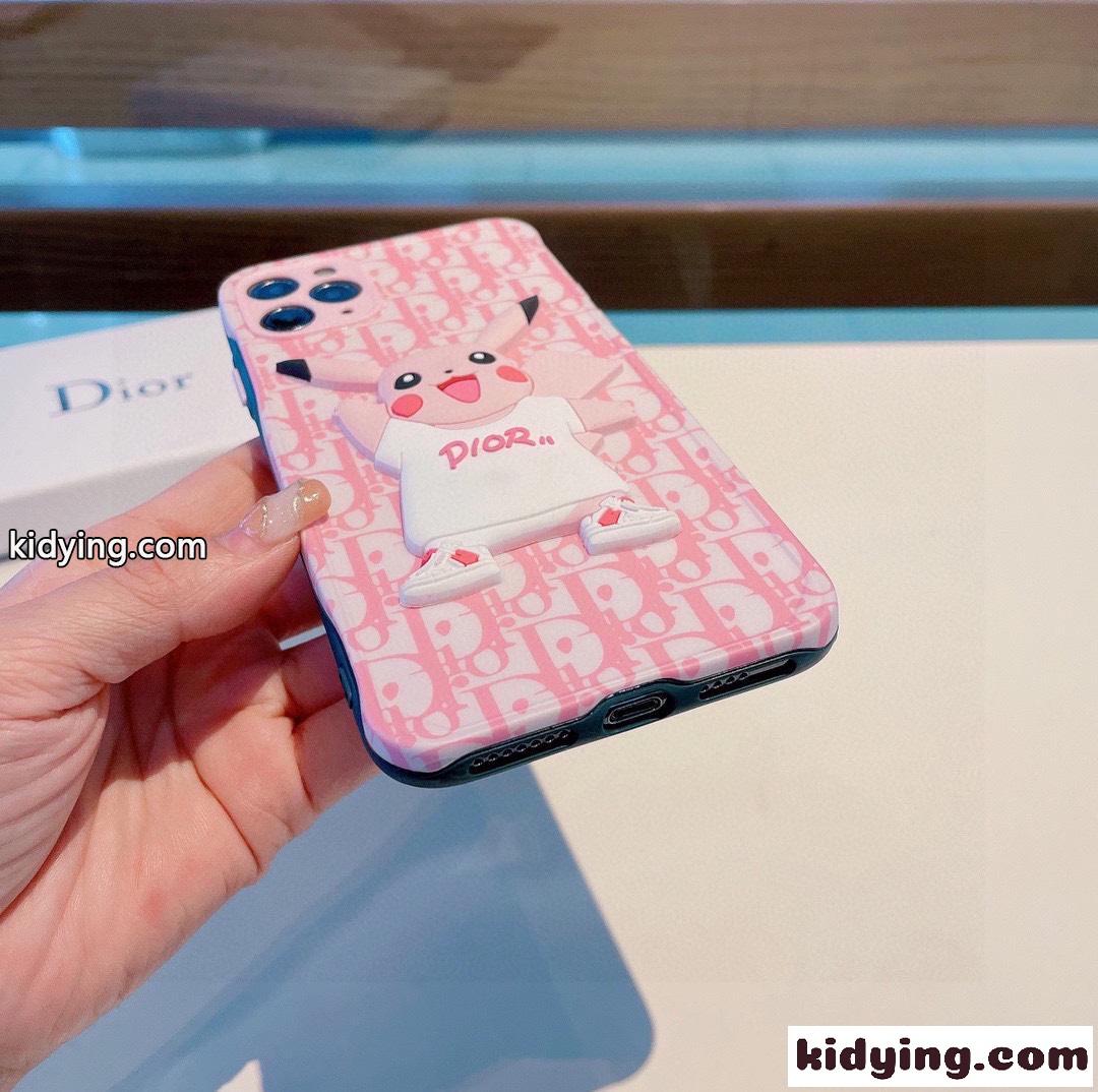 可愛い ピカチュウ 人気 おしゃれ レディース クリスチャン・ディオール アイフォンケース コピー iPhone13カバー-1