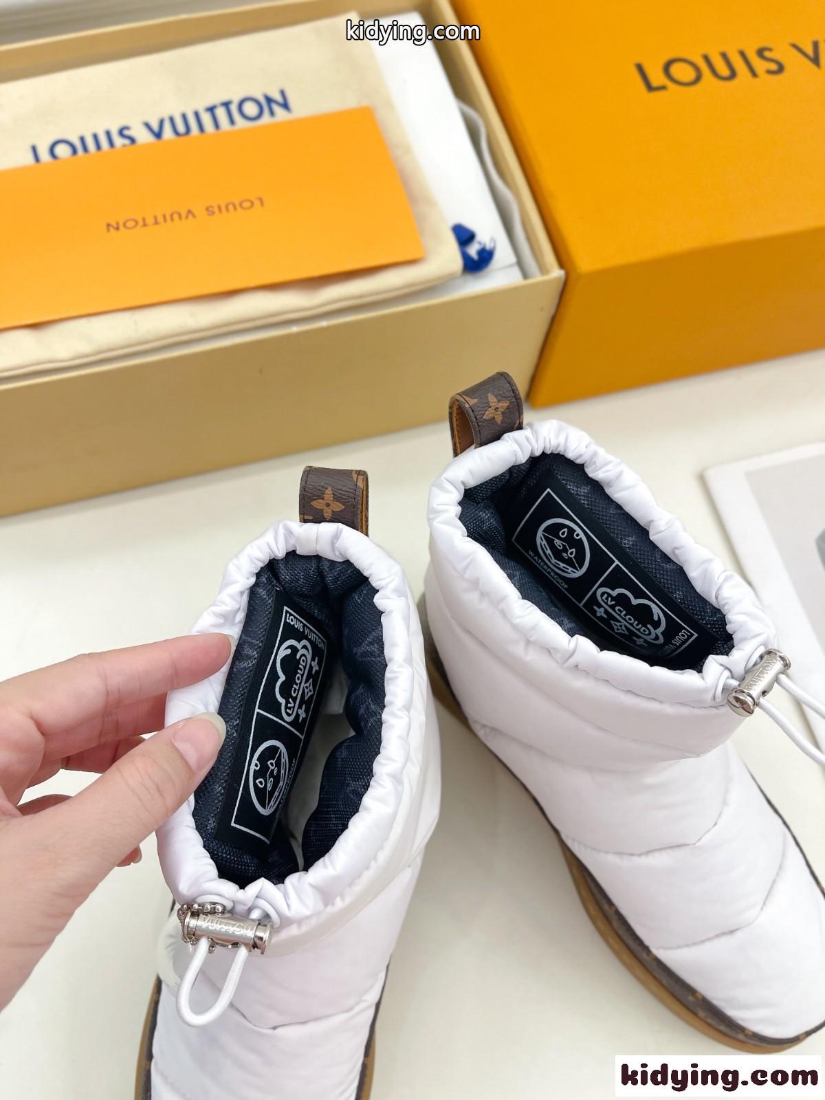 大人気❤LV クラウド・ライン アンクルブーツ ルイヴィトン ブーツ コピー ホワイト-2