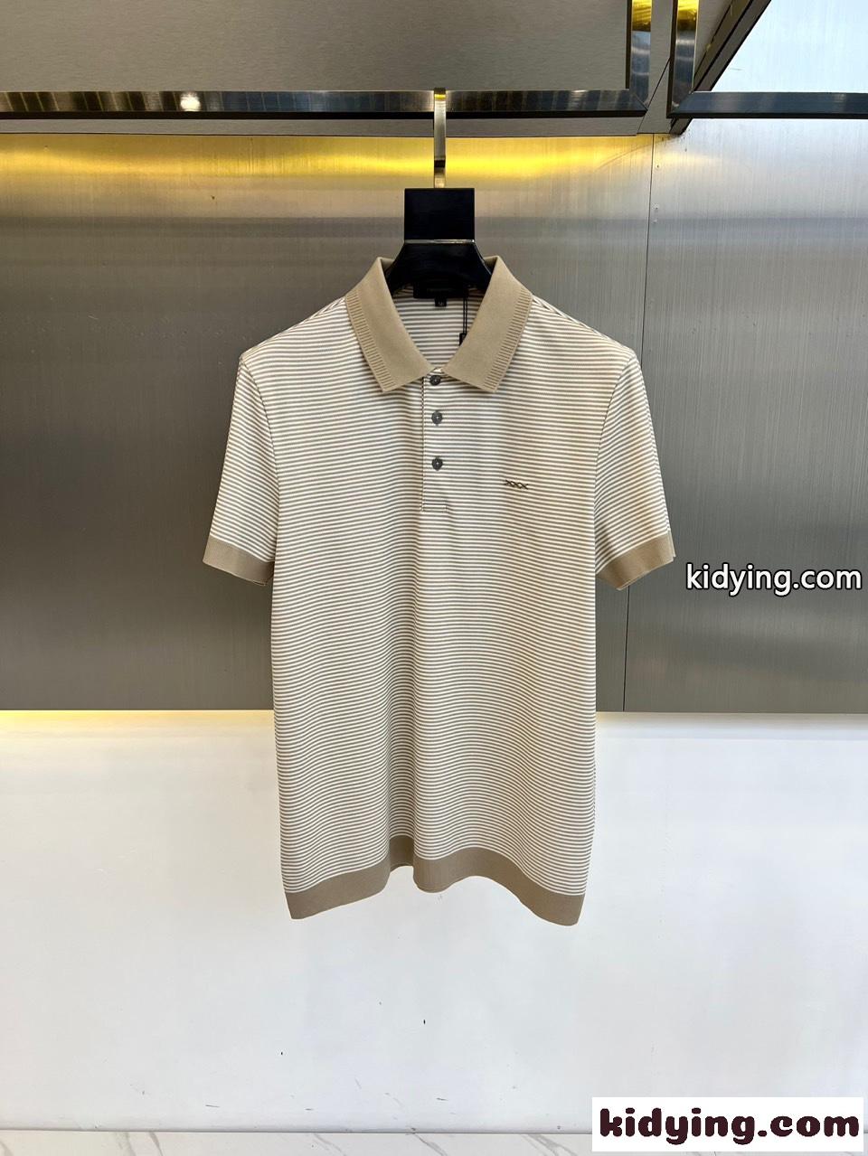 カジュアル 上品 エルメネジルド・ゼニア Tシャツ コピー 半袖 ポロシャツ-1