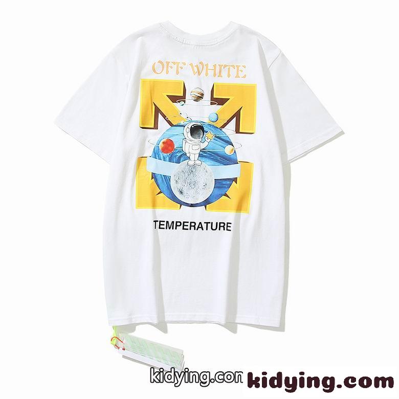 おしゃれ プリント カジュアル ゆったり クルーネック オフホワイト tシャツ コピー 半袖 春夏 トップス-3