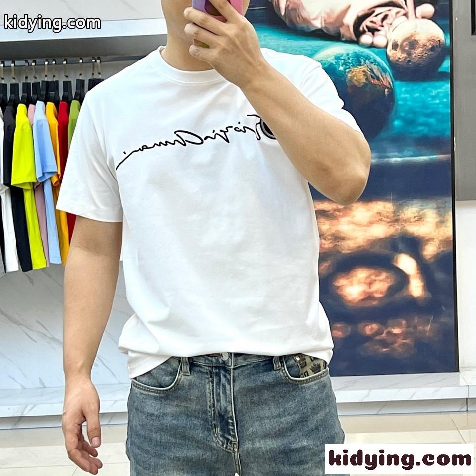 カジュアル ロゴ入り アルマーニ Tシャツ コピー 半袖Tシャツ ホワイト-2