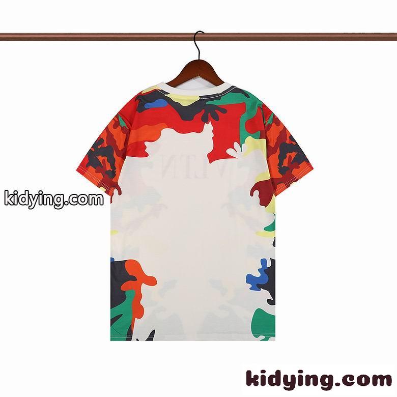 おしゃれ 半袖 トップス 春夏 人気 プリント クルーネック ヴァレンティノ Tシャツ コピー カジュアル 個性的-2