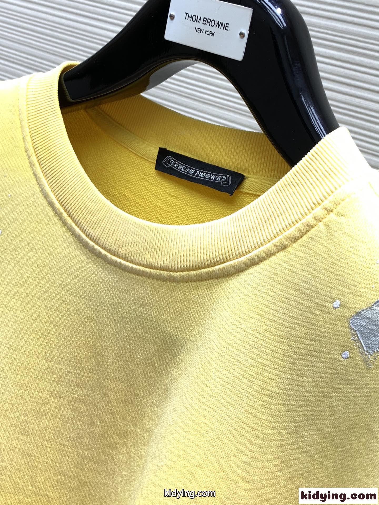 クロムハーツ Tシャツ コピー グラデーションロゴ クルーネック スウェットシャツ-2