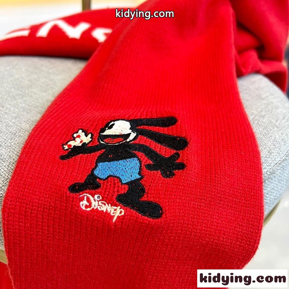 Disney x Givenchy ミッキー ロゴ クルーネック ジバンシィ セーター コピー レッド-2