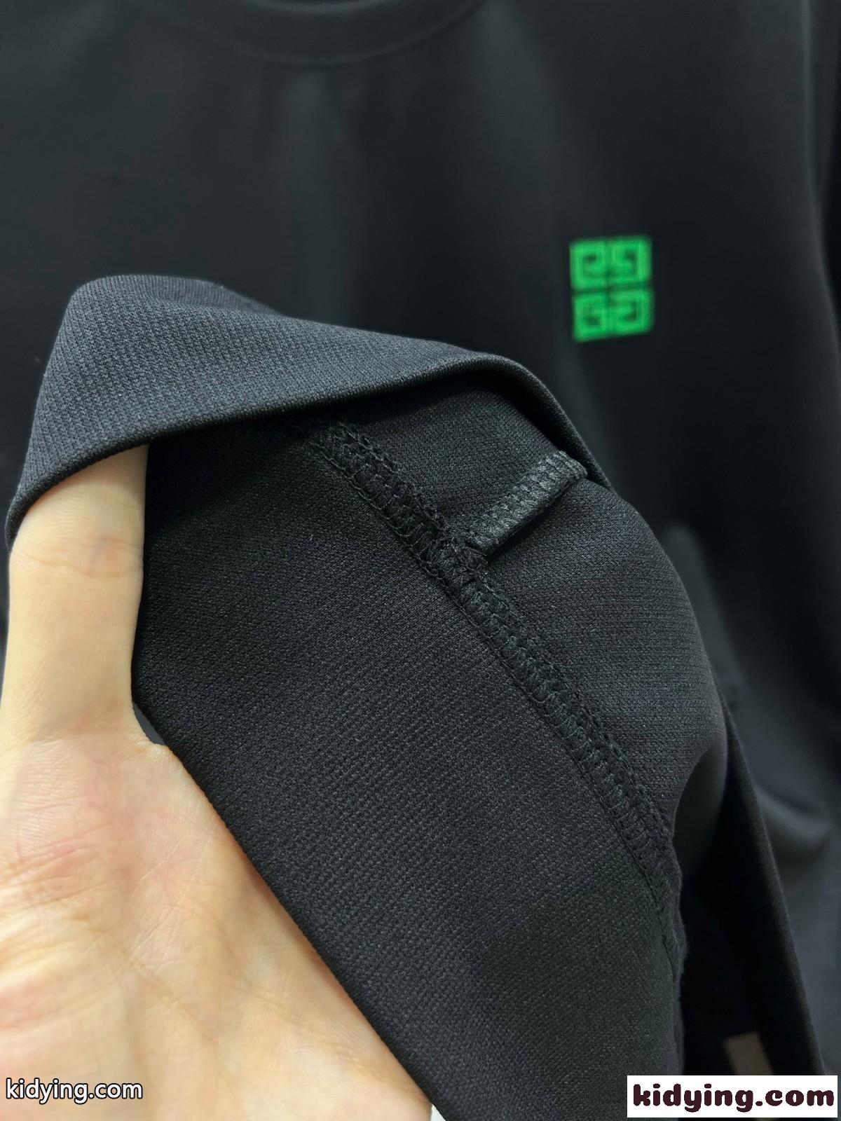 クルーネック 4G スウェットシャツ ジバンシィ Tシャツ コピー 長袖Tシャツ ブラック-4