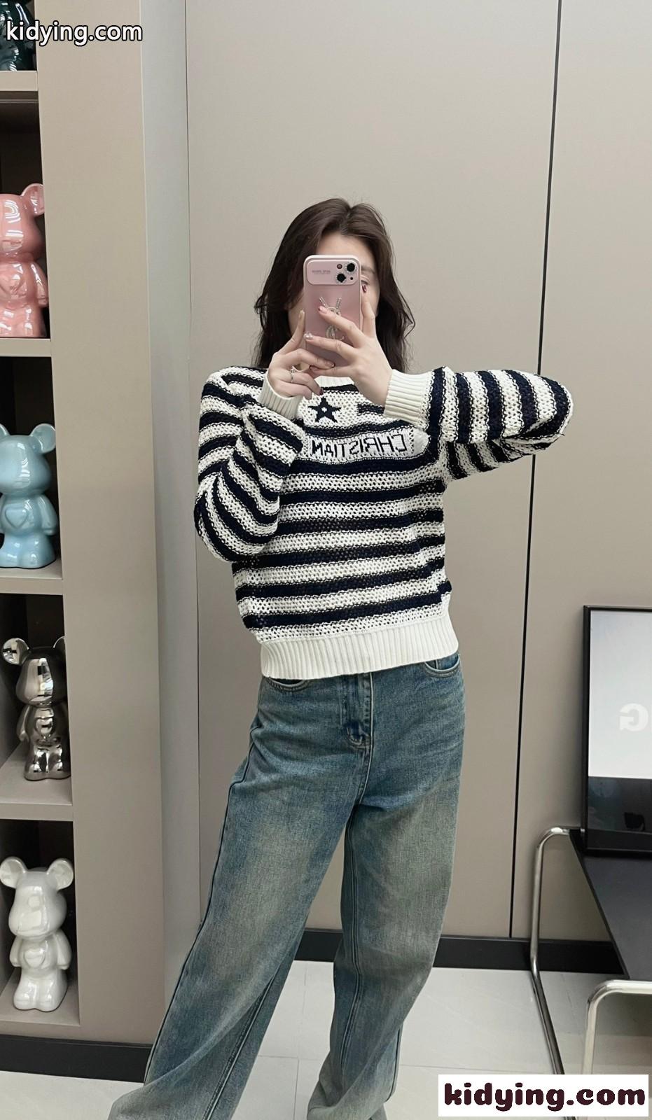 【日本限定】Dior Marinière セーター クリスチャン・ディオール セーター コピー-4