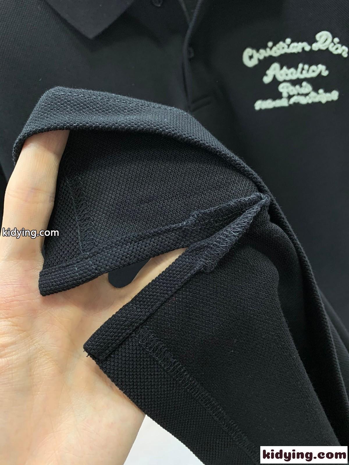 クリスチャン・ディオール Tシャツ コピー メンズ CHRISTIAN DIOR ATELIER コットンピケ ポロシャツ-5