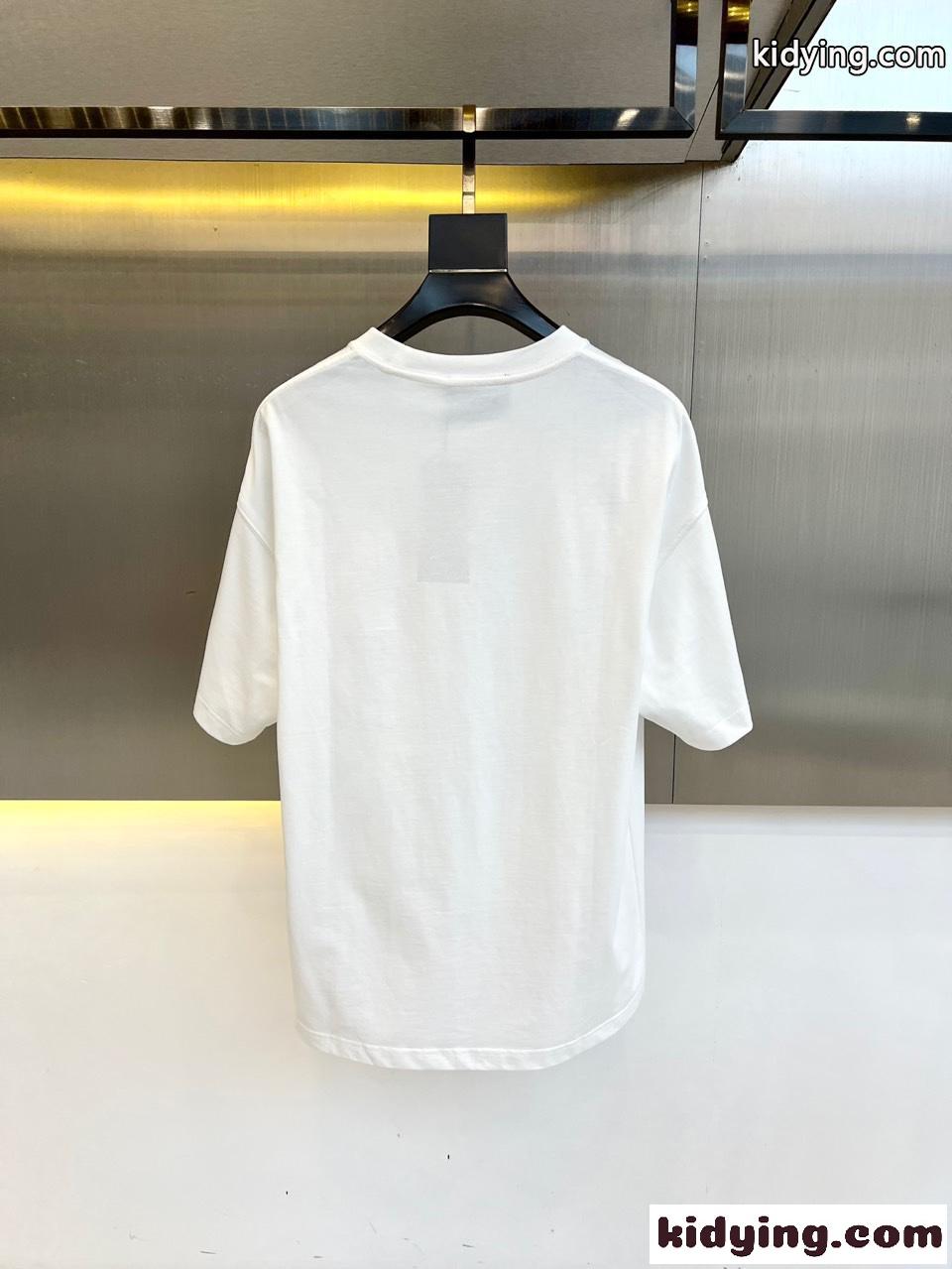 カジュアル コットン 半袖Tシャツ グッチ Tシャツ 偽物 半袖Tシャツ ホワイト-3