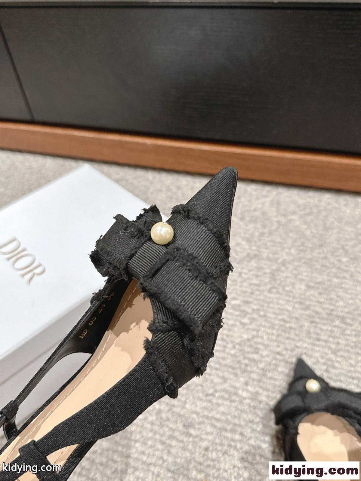 Adiorable スリングバックパンプス クリスチャン・ディオール パンプス コピー ブラック-1