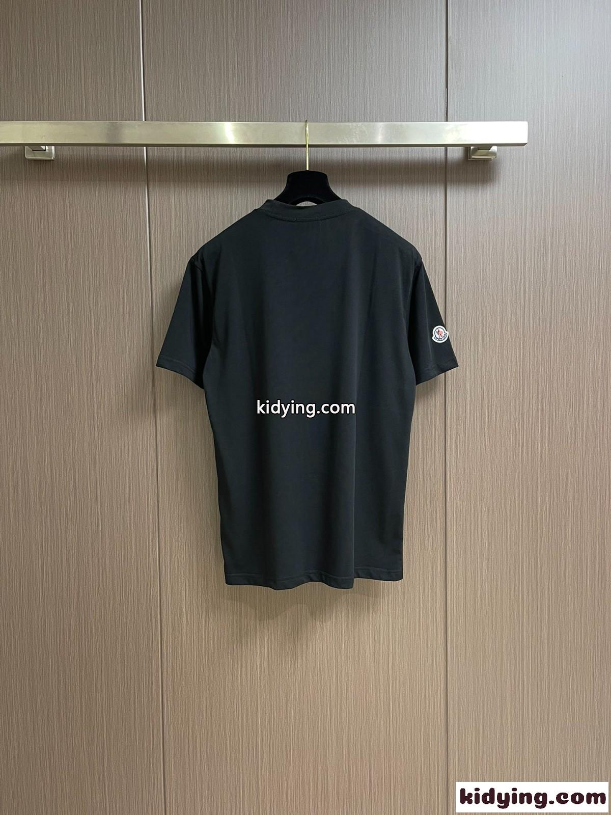 モンクレール Tシャツ コピー 定番 合わせやすい ロゴ 半袖Tシャツ-2