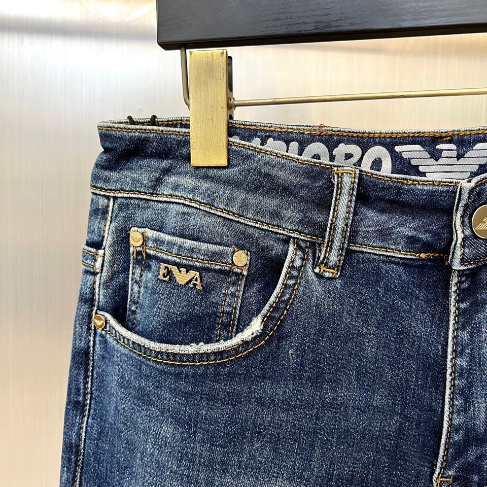 定番 合わせやすい アルマーニ ジーンズ コピー メンズ デニムパンツ-2