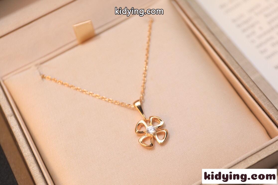 ブルガリ ネックレス コピー レディース 美しい エレガント 合わせやすい 人気 シルバー925 18金 気質アップ-3