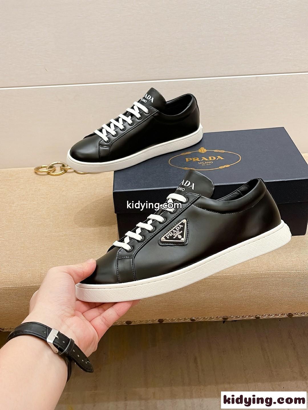 シンプル 人気 プラダ スニーカー コピー カジュアル メンズシューズ-0