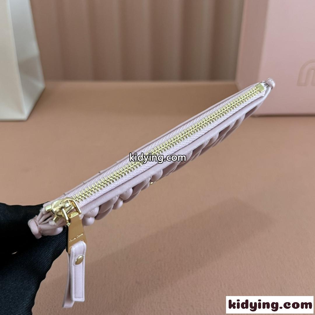 エレガント マテラッセ カードケース ミュウミュウ 財布 スーパーコピー ピンク-3