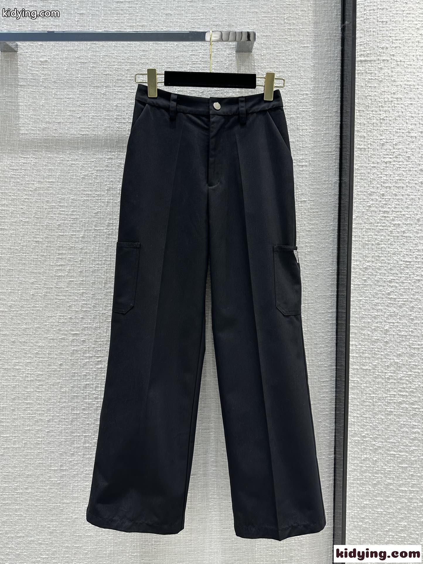今季大人気!ストレート カジュアル カーゴパンツ プラダ パンツ コピー レディース-2