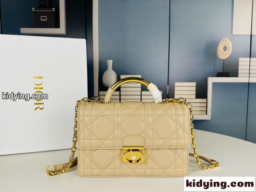Dior Ange バッグ ミディアム クリスチャン・ディオール バッグ コピー ベージュ-0