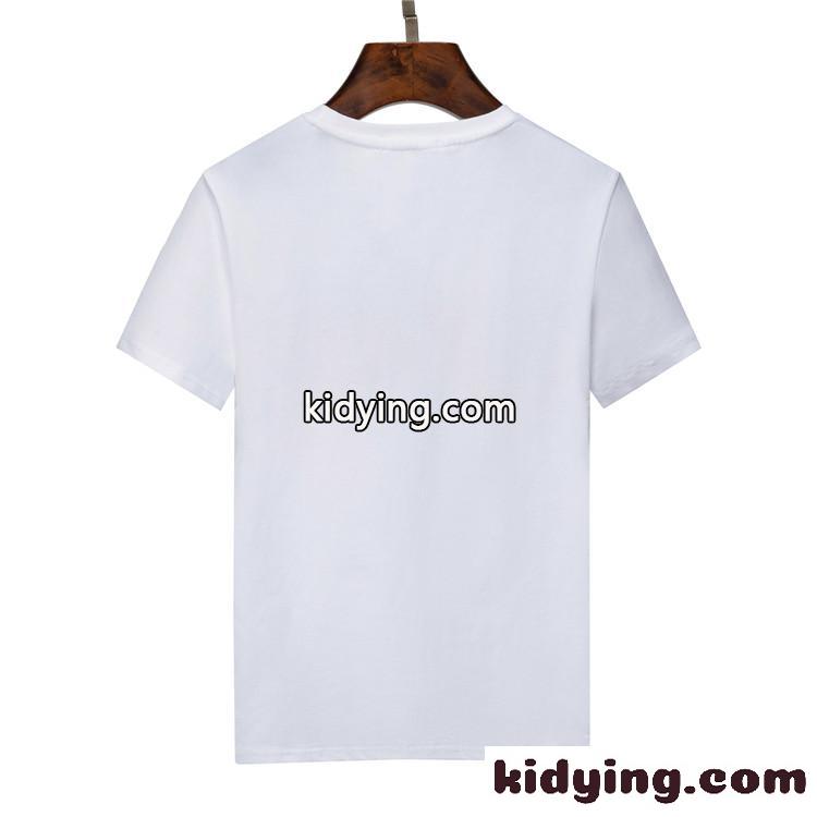 ベーシック お洒落 ロゴ プリント クルーネック バレンシアガ 半袖tシャツ コピー 合わせやすい カジュアル トップス-2