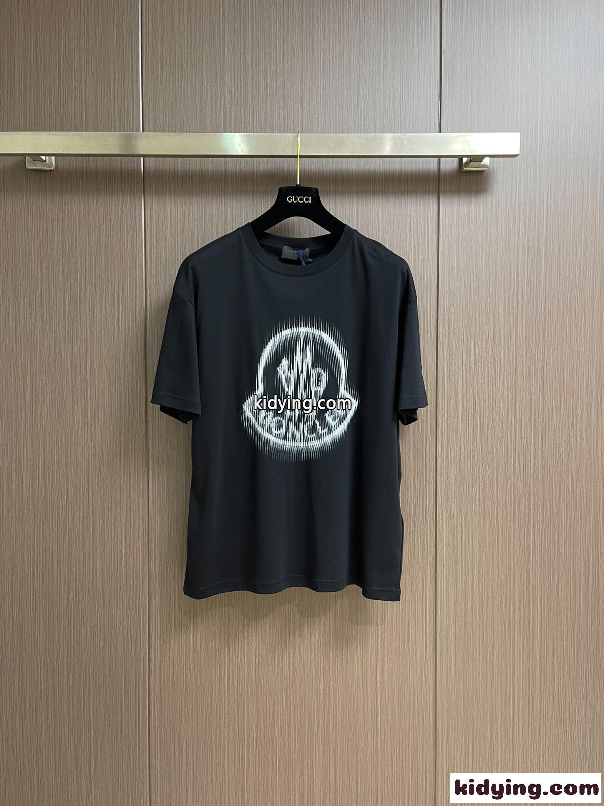 定番 コットンジャージー 半袖Tシャツ モンクレール Tシャツ スーパーコピー-2