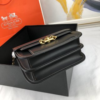 ​Coach コーチの女性バッグコーナーの新しいTroupe コーチバッグ 新作コピー 女性はオルガンチェーンバッグを片肩に斜めに掛ける-4