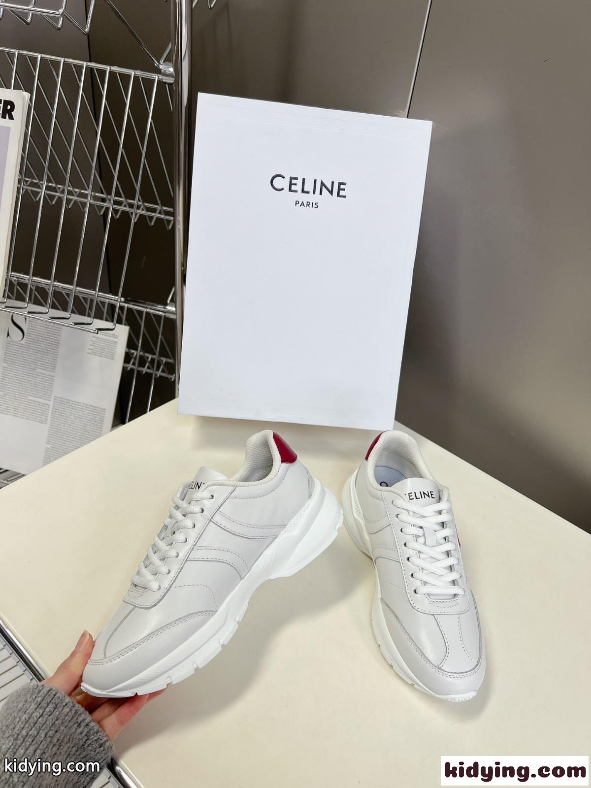 CELINE ランナー CR-02 セリーヌ スニーカー コピー レースアップ ロースニーカー-2