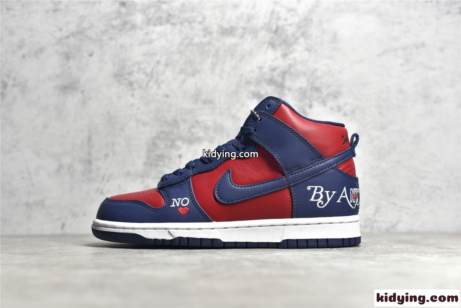 Supreme x NK SB Dunk High "By Any Means" 人気 おしゃれ コンフォート ハイカット シュプリーム スニーカー コピー-1