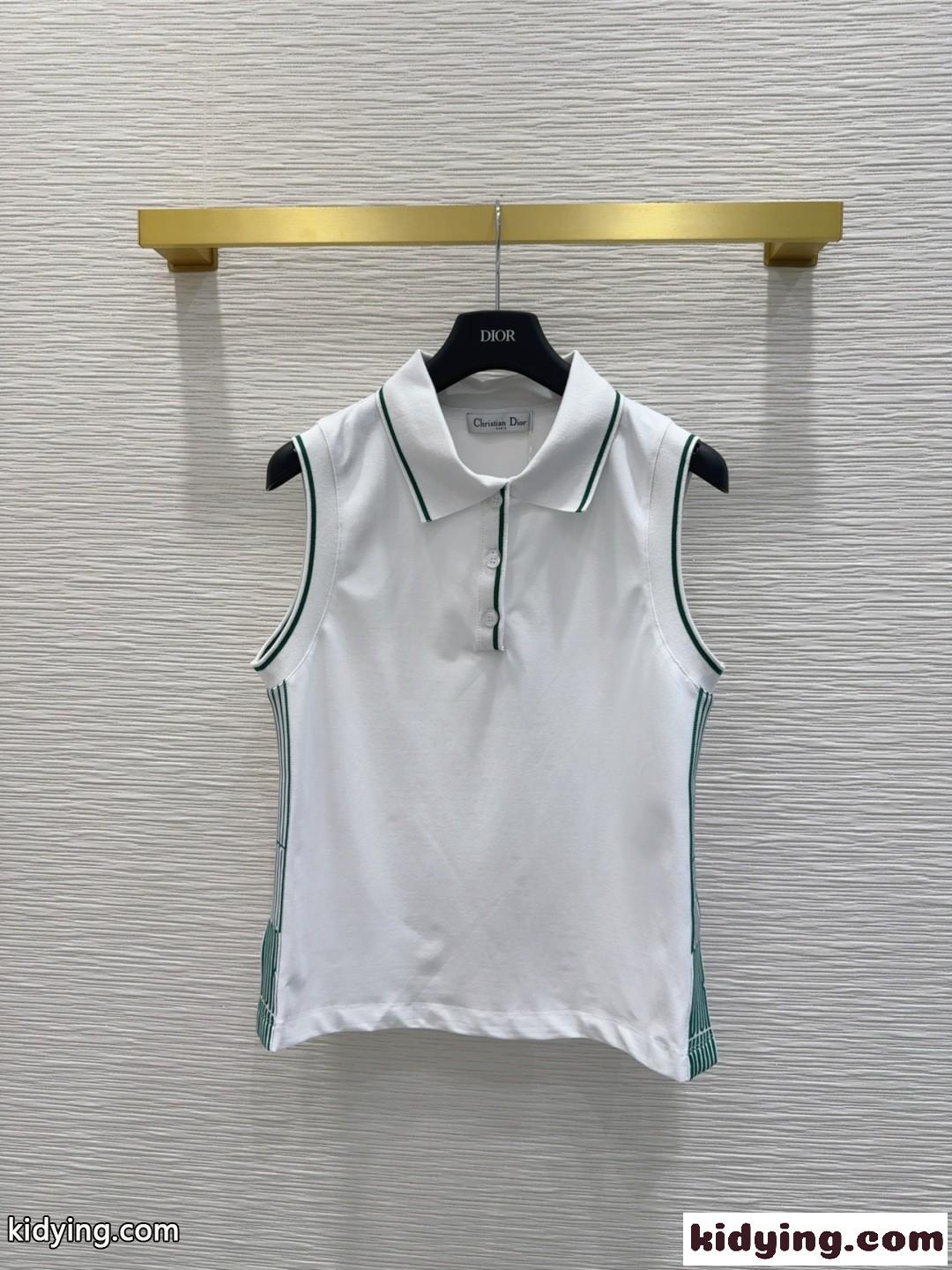 Dior Vibe ノースリーブ ポロシャツ クリスチャン・ディオール Tシャツ コピー-0