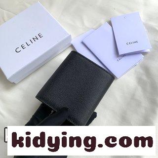 セリーヌ 財布 三つ折り コピー Celine セリーヌのコーナーは3割引で コーナーの頭には手のひら牛皮がついています-4