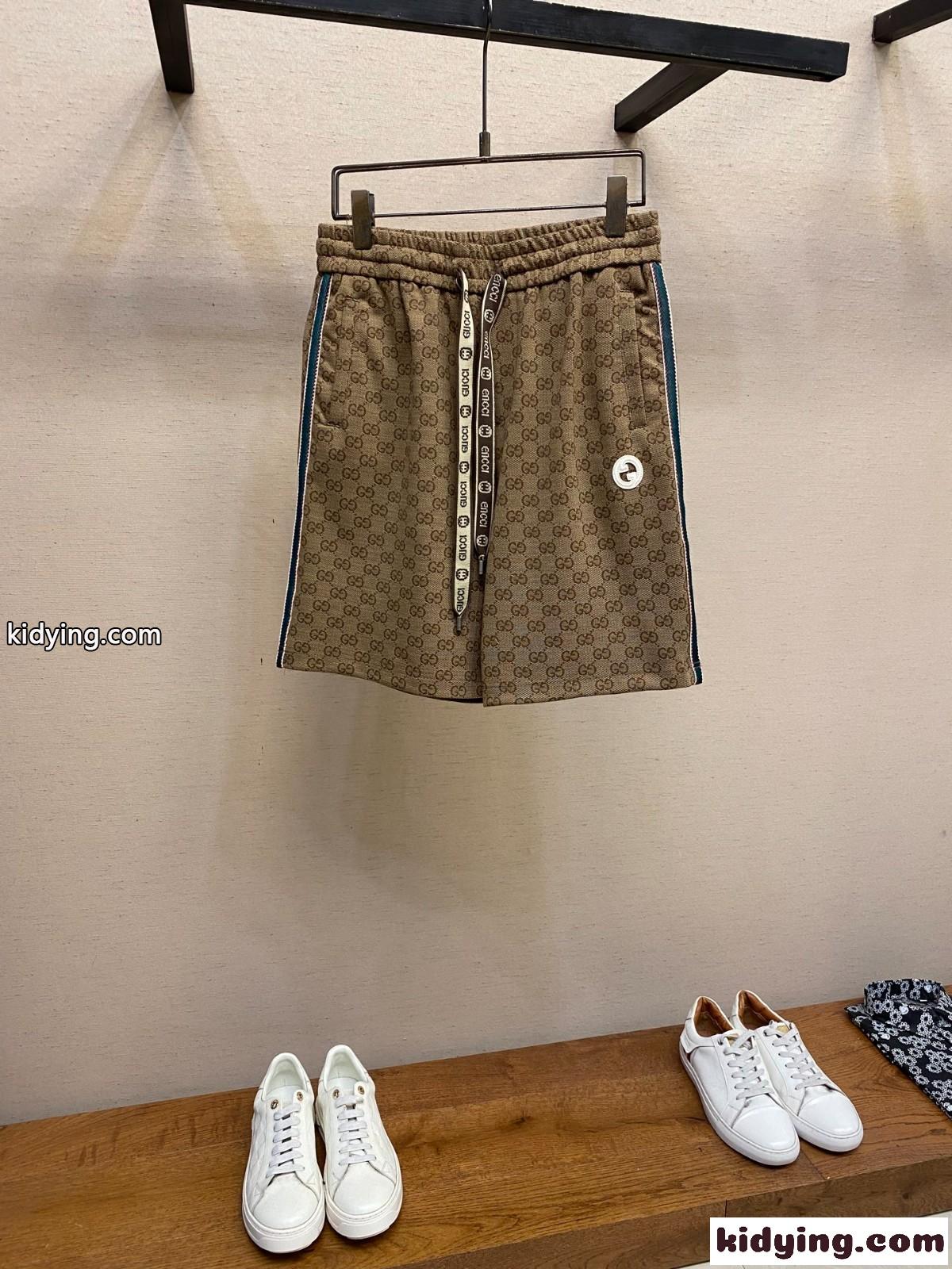 グッチ パンツ 偽物 カジュアル 上品 GG ショートパンツ メンズ-0