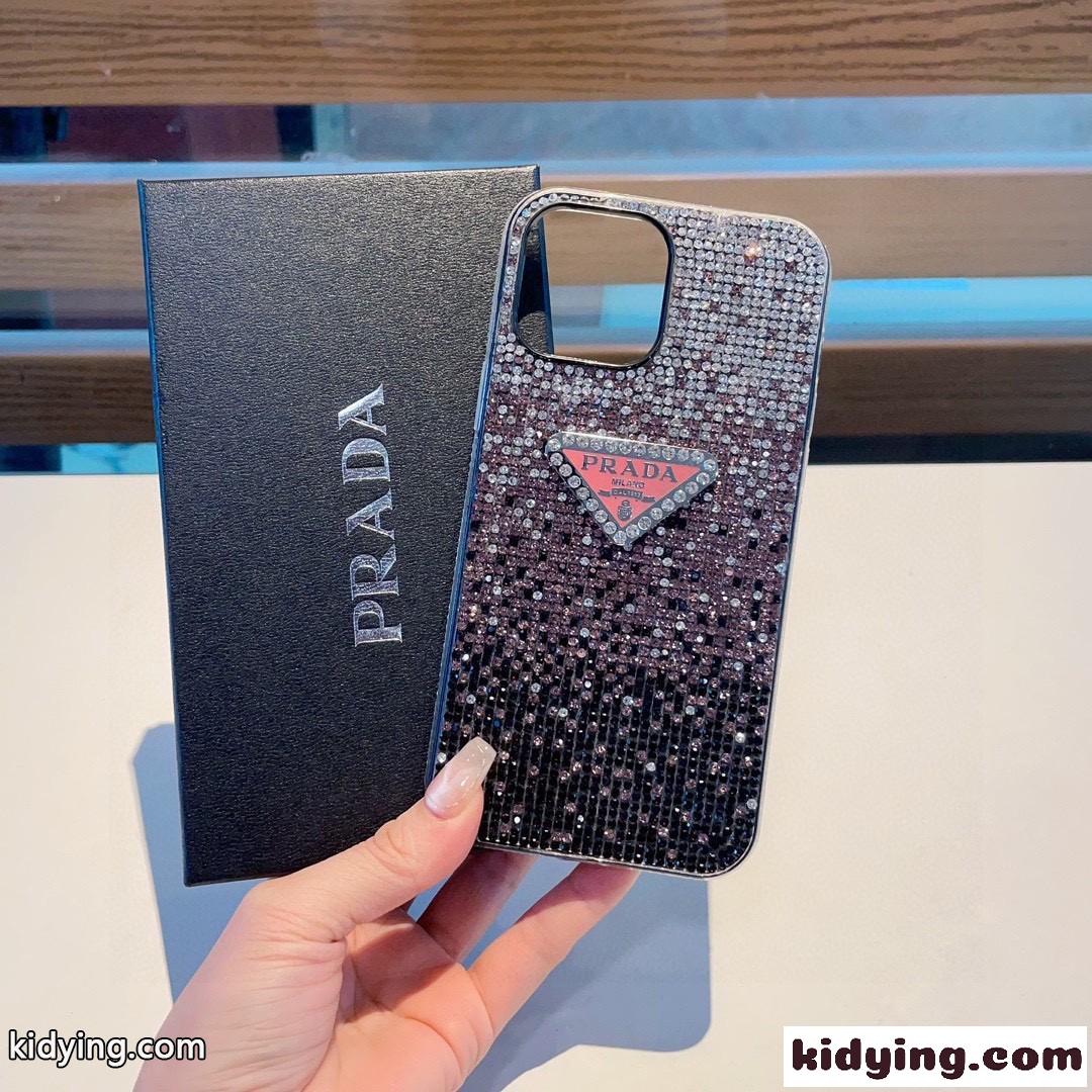 プラダ スマホケース コピー キラキラ 目を引く 可愛い iPhoneケース カバー 携帯ケース-1