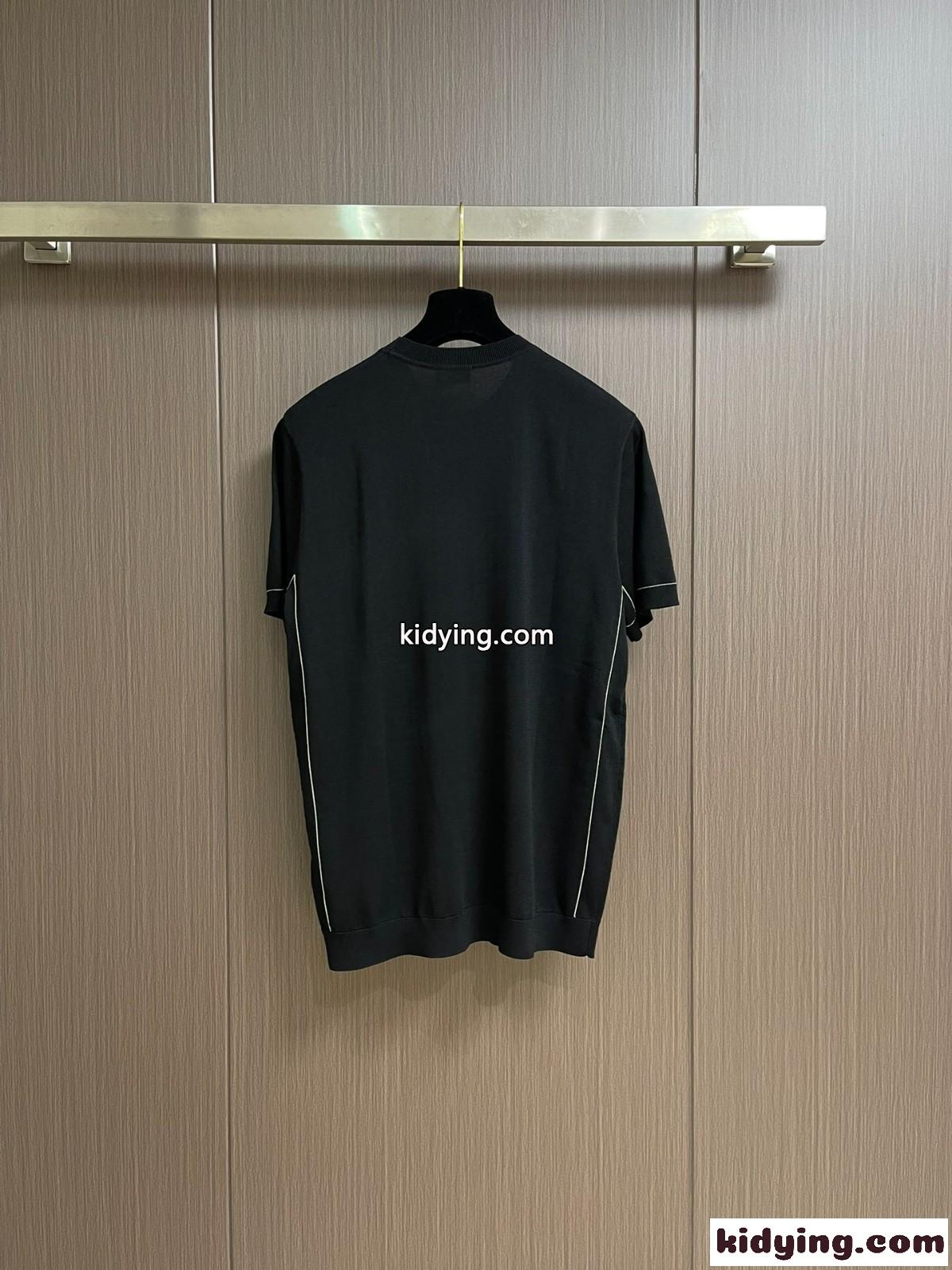 シンプル 上品 ニットTシャツ エルメネジルド・ゼニア Tシャツ コピー-3